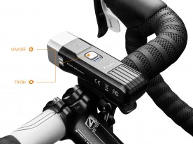 Fenix BC25R LED flashlight - bicycle.