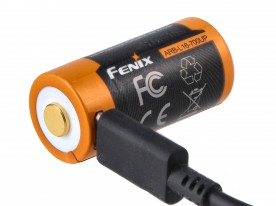 Fenix USB Rechargeable Battery ARB-L16UP (16340 RCR123 700m
