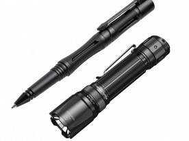 Latarka taktyczna LED Fenix TK20R V2.0 czarna plus długopis T5 gratis 