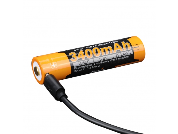 Akumulator Fenix USB ARB-L18U (18650 3400 mAh 3,6 V) - Zdjęcie