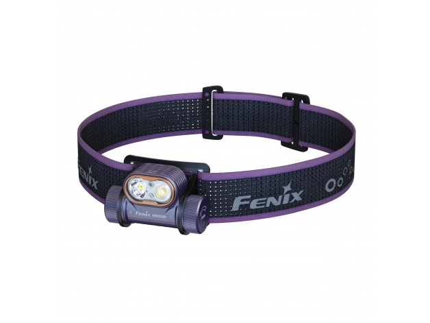 Fenic HM55R dark purple headlamp flashlight - Photo