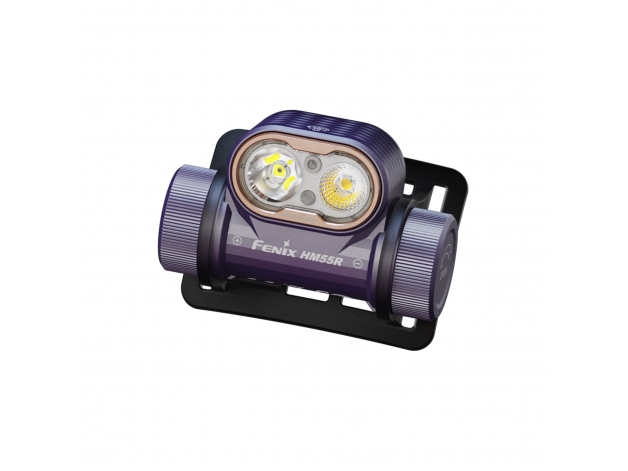 Fenic HM55R dark purple headlamp flashlight - Photo
