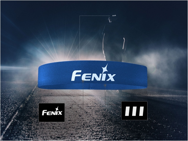 Fenix AFH-10 headband blue - Photo