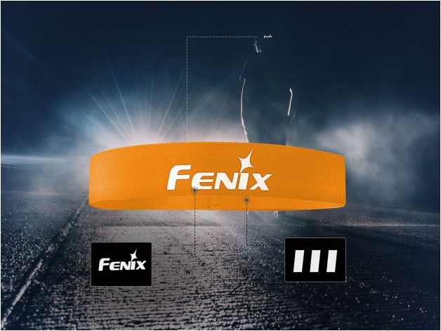 Fenix AFH-10 headband orange - Photo