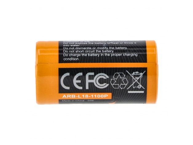 Fenix ARB-L18 battery (18350 1100 mAh 3.6V) - Photo