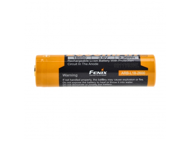 Fenix ARB-L18 battery (18650 2600 mAh 3.6V) - Photo