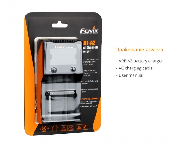 Fenix ARE-A2 mains charger - Photo