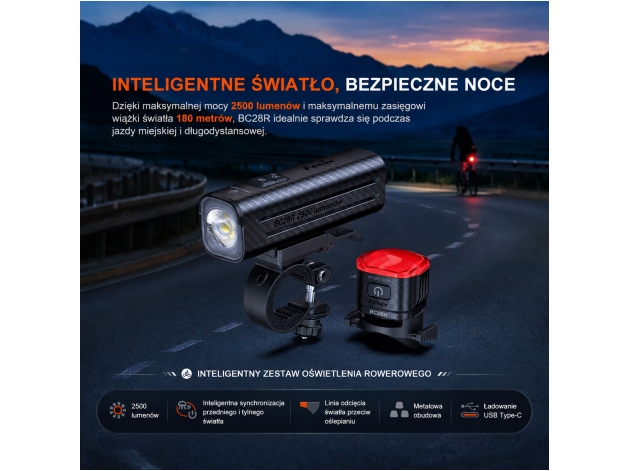 Fenix BC28R Bike Light - Photo