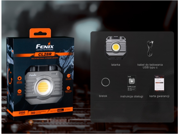 Fenix CL28R LED flashlight - Photo