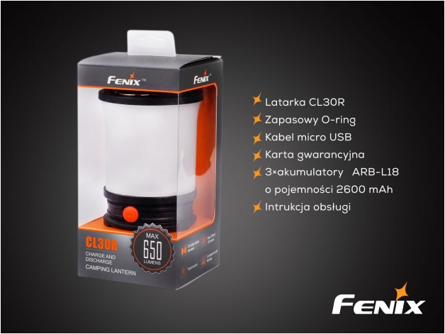 Fenix CL30R LED camping lantern - Photo