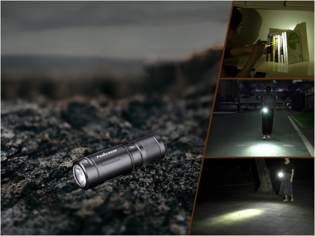 Fenix E02R LED flashlight black - Photo