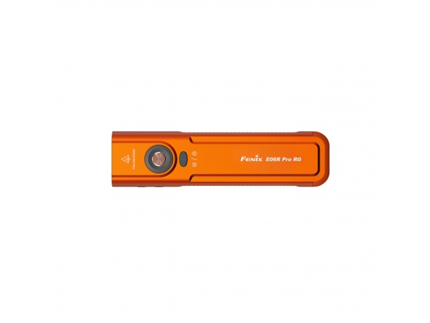 Fenix E06R PRO RG orange LED flashlight - Photo
