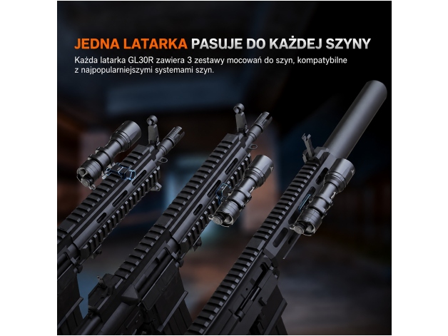 Fenix GL30R gun flashlight - Photo
