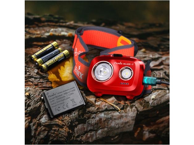 Fenix HL32R-T headlamp red LED flashlight - Photo