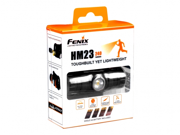 Fenix HM23 LED flashlight - headlamp - Photo