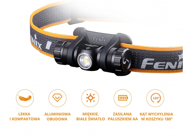 Fenix HM23 LED flashlight - headlamp - Photo