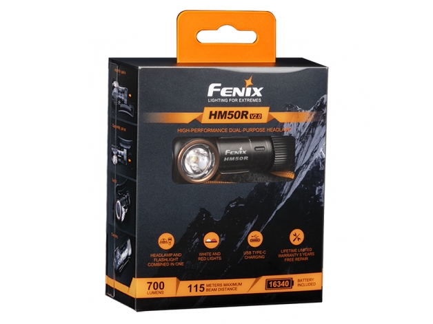 Fenix HM50R V2.0 LED flashlight - headlamp - Photo