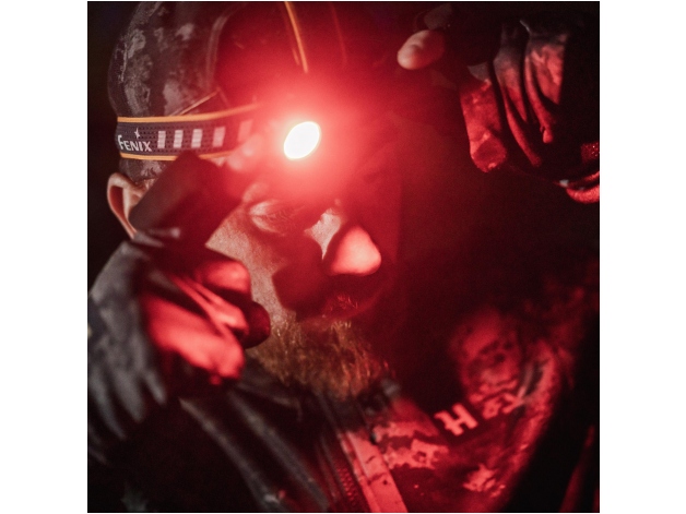 Fenix HM61R V2.0 LED flashlight - headlamp - Photo