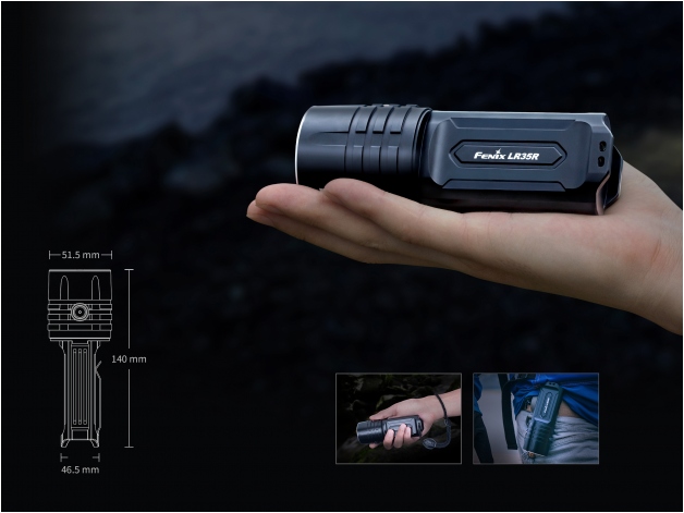 Fenix LR35R LED flashlight - Photo