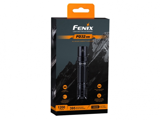 Fenix PD32 V2.0 LED flashlight - Photo