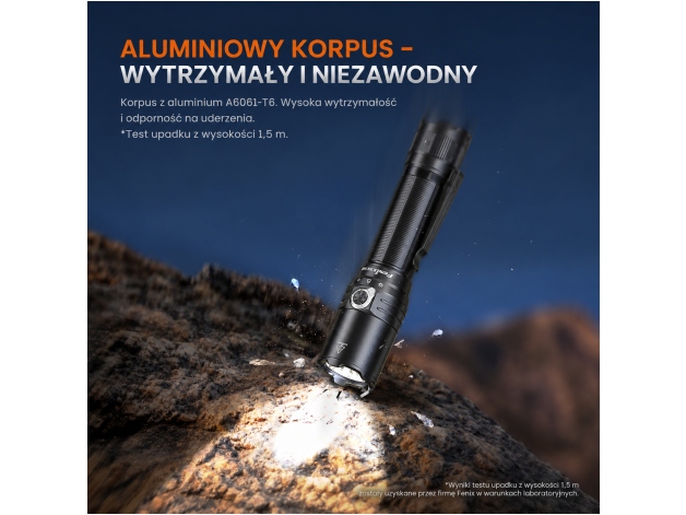 Fenix TK15R LED tactical flashlight - Photo