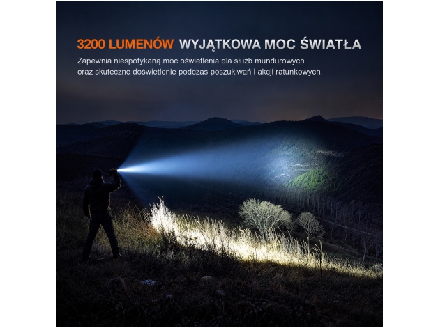 Fenix TK15R LED tactical flashlight - Photo
