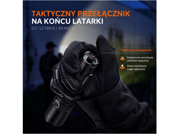 Fenix TK15R LED tactical flashlight - Photo