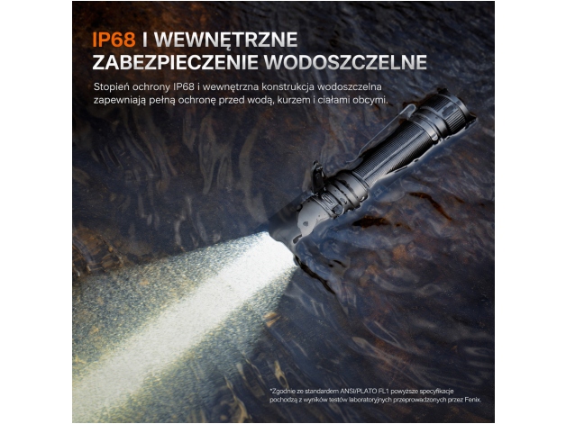 Fenix TK15R LED tactical flashlight - Photo
