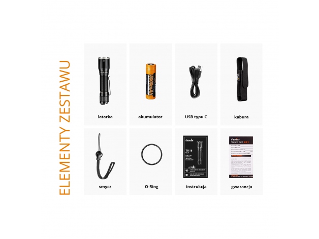 Fenix TK16 V2.0 LED flashlight - Photo