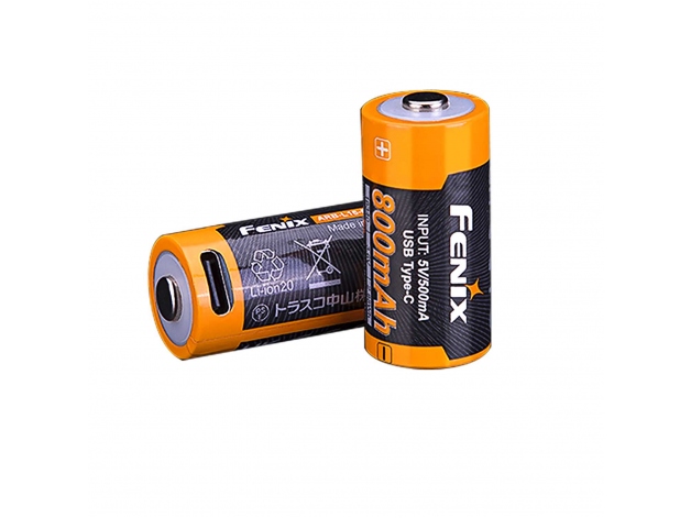 Fenix USB ARB-L16U battery (16340 800mAh 3.6V) - Photo