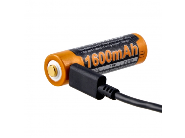 Fenix USB Battery ARB-L14U (14500 1600 mAh 1.5 - Photo