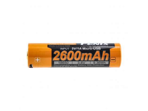 Fenix USB Battery ARB-L18U (18650 2600 mAh 3.6 - Photo