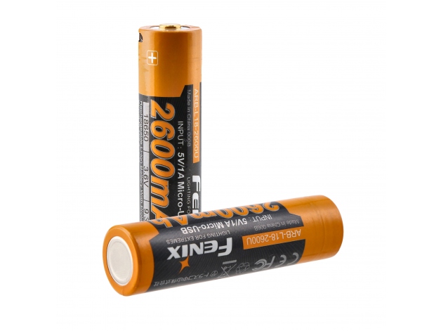 Fenix USB Battery ARB-L18U (18650 2600 mAh 3.6 - Photo
