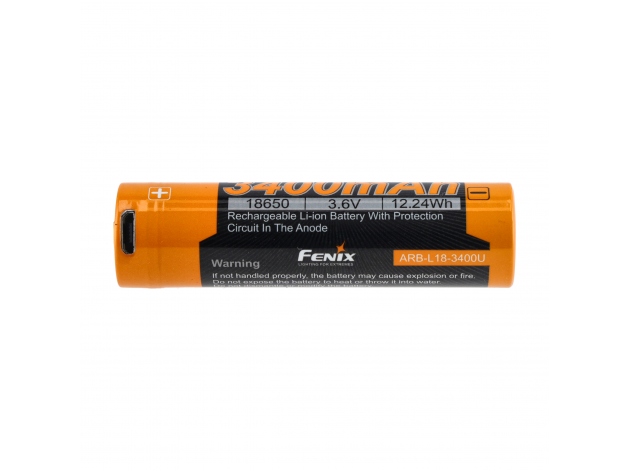 Fenix USB Battery ARB-L18U (18650 3400mAh 3.6V) - Photo