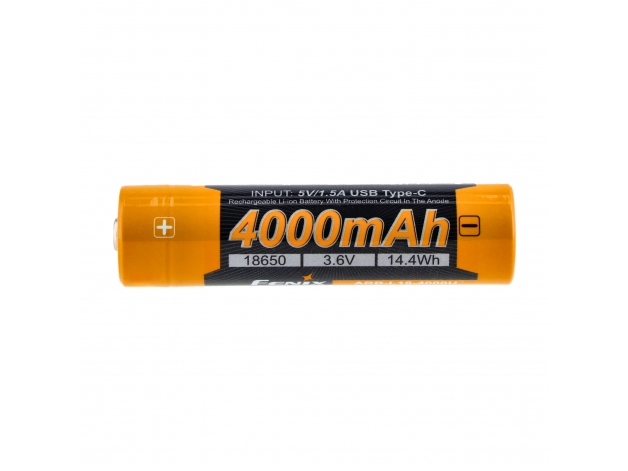 Fenix USB Battery ARB-L18U (18650 4000mAh 3.6V) - Photo