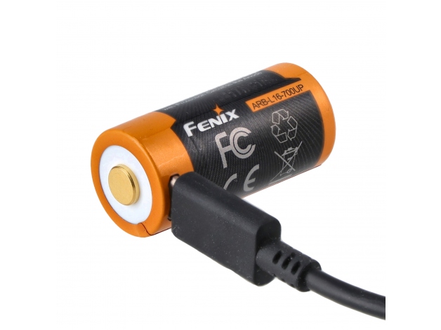 Fenix USB Rechargeable Battery ARB-L16UP (16340 RCR123 700m - Photo