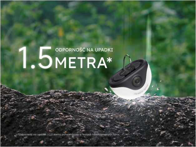 Lampa kempingowa Fenix CL20R PRO czarna - Zdjęcie