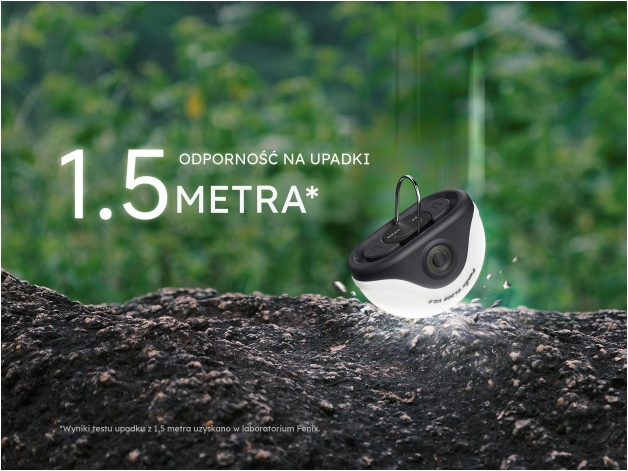 Lampa kempingowa Fenix CL20R V2.0 czarna - Zdjęcie