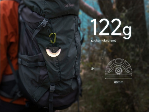 Lampa kempingowa Fenix CL20R V2.0 zielona - Zdjęcie