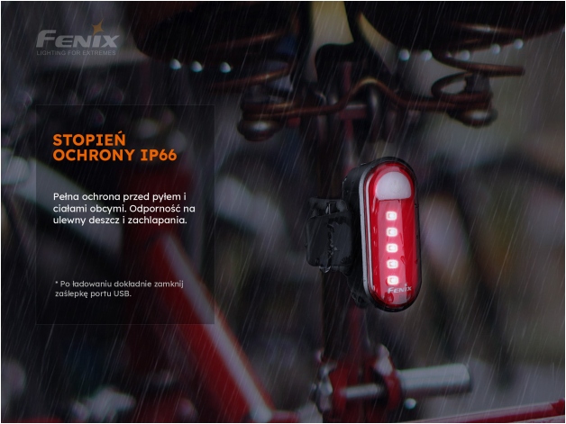 Lampa rowerowa Fenix BC05R V2.0 - Zdjęcie