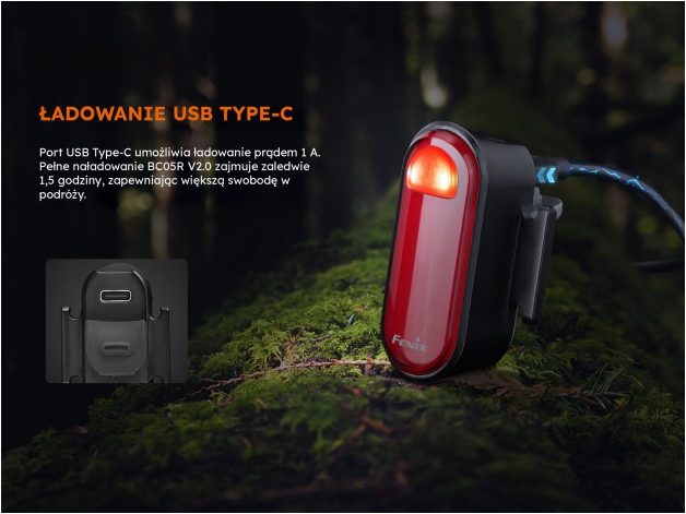 Lampa rowerowa Fenix BC05R V2.0 - Zdjęcie