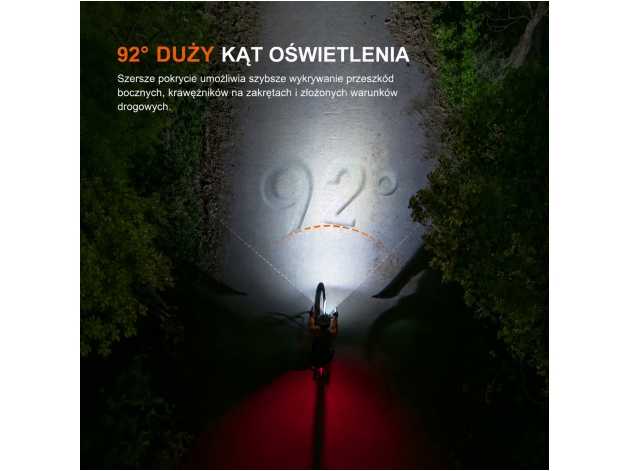 Lampa rowerowa Fenix BC28R - Zdjęcie