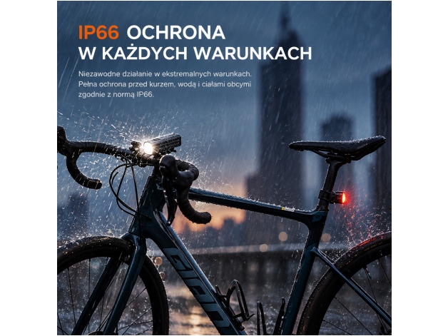 Lampa rowerowa Fenix BC28R - Zdjęcie
