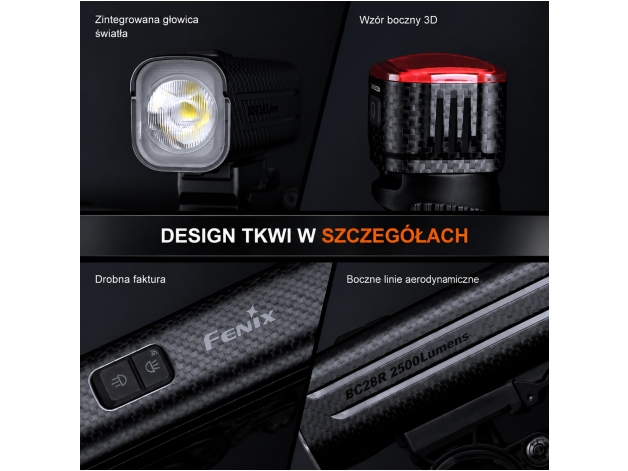 Lampa rowerowa Fenix BC28R - Zdjęcie