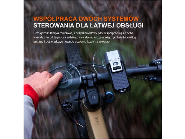 Lampa rowerowa Fenix BC45R - Zdjęcie