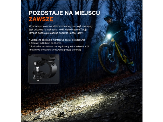 Lampa rowerowa Fenix BC45R - Zdjęcie
