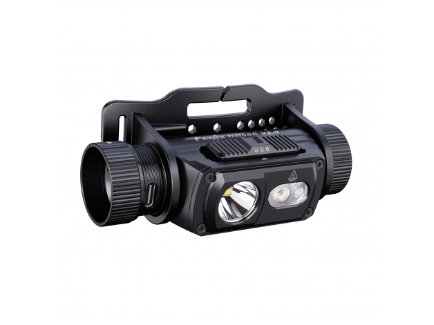 Latarka czołowa Fenix HM60R V2.0 czarna - Zdjęcie