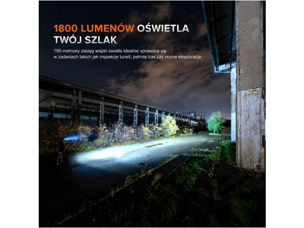 Latarka czołowa Fenix HM61R V3.0 z akumulatorem ARB-L18-3400 mAh - Zdjęcie