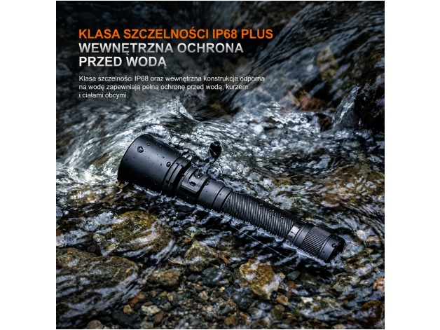 Latarka LED Fenix C7 V2.0 czarna - Zdjęcie