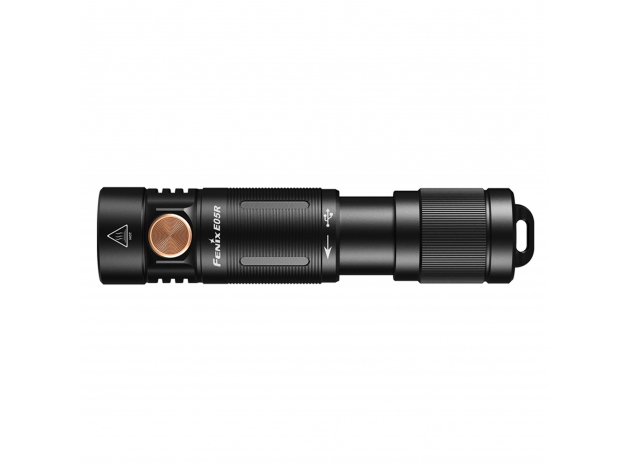 Latarka LED Fenix E05R czarna - Zdjęcie